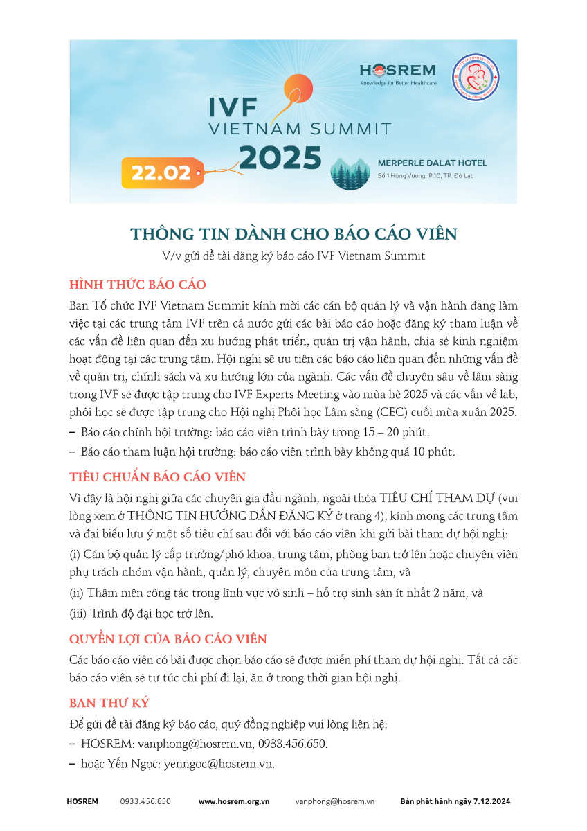 IVF Vietnam Summit 2025